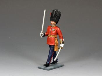 Image of British Guard, Marching Guards Officer--single figure