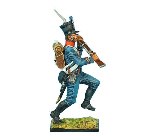 French 1st Light Infantry Chasseur Sergeant Charging, Waterloo 1815 ...