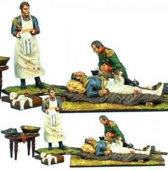 Napoleon, Marshal Lannes, Surgeon Larrey, and Accessories--Special Collectors Set of 300--RETIRED. Napoleon, Marshal Lannes, Surgeon Larrey, and Accessories--Special Collectors Set of 300--RETIRED. #26993
