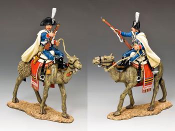 Image of Camel Cavalier with Musket--single mounted figure--RETIRED.