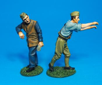 Image of Chocs Away! Starter set 1--includes two Allied Crew figures--RETIRED--LAST ONE!!