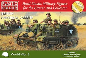 WW2 Easy Assembly 1/72nd British Universal Carrier (Makes 3) -- TWO IN STOCK! #27309