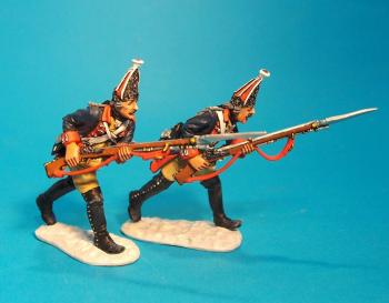 Image of Prussian Grenadier Advancing Set #5--2 Figures -- RETIRED -- LAST ONE!!