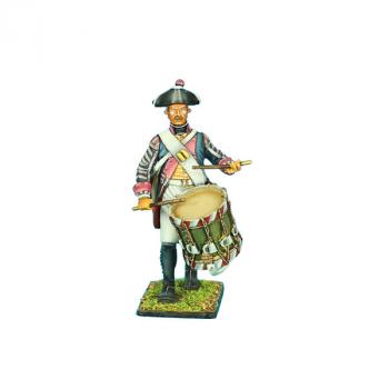 7th Prussian Line Infantry Regiment Braunschweig-Bevern Drummer--single figure--ONE IN STOCK. #27381