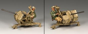 German DAK 2 cm Flak 38 Gun with single figure--RETIRED* #27510