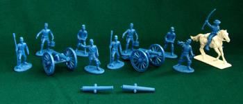 American Civil War Union Artillery--Blue Plastic #27549