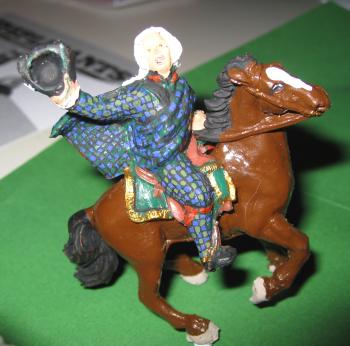 Bonnie Prince Charlie on horse--1:32nd scale unpainted plastic figure-- THREE IN STOCK. Bonnie Prince Charlie on horse--1:32nd scale unpainted plastic figure-- THREE IN STOCK. #27555