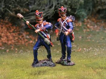 French Artillery Ignitor & Sponger--two figures--RETIRED--LAST ONE!! #27576