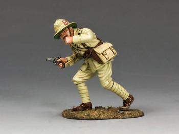 WWI British Infantry Officer with Pistol & Whistle--single figure--RETIRED. 	- LAST ONE!  #27612
