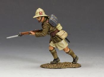 WWI British Infantry Charging--Tropical Uniform--single figure--RETIRED. LAST ONE!  #27615