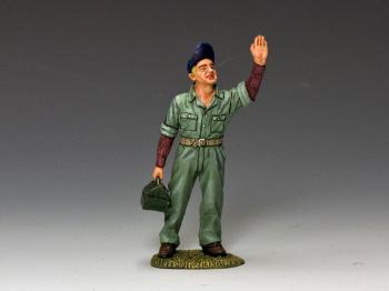 Standing U.S. Mechanic, Waving--single figure--RETIRED. - LAST ONE!  #27622