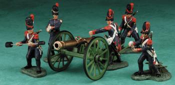 Napoleonic French Imperial Guard with Cannon--RETIRED--LAST ONE  #27787