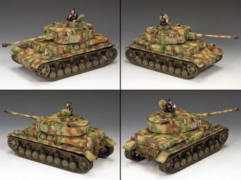 Image of German Panzer IV H Tank (camo) with Driver--RETIRED. --ONE AVAILABLE! 