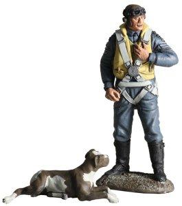 RAF Fighter Pilot 1943 with Faithful Companion, Fighter Command, 1943 single figure with dog--RETIRED--LAST ONE!! RAF Fighter Pilot 1943 with Faithful Companion, Fighter Command, 1943 single figure with dog--RETIRED--LAST ONE!! #27938