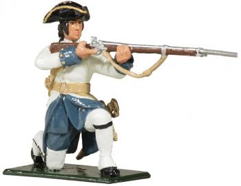 Compagnies Franches de la Marine Kneeling Firing, 1754-1760--single figure--RETIRED?--FOUR IN STOCK. #0