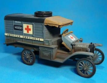 Image of U.S. Ford T Ambulance 1918 (grey)--RETIRED--LAST ONE!!