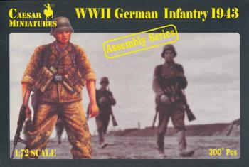 WWII German Infantry 1943--Makes 16 Figures -- TWO IN STOCK! WWII German Infantry 1943--Makes 16 Figures -- TWO IN STOCK! #28380