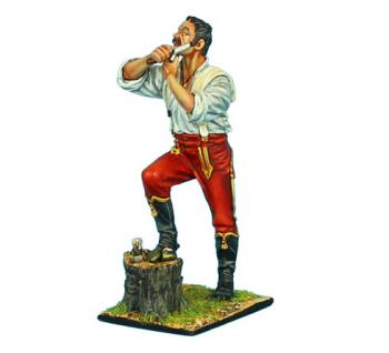 French Hussar Standing Shaving--single figure--ONE IN STOCK. #28465