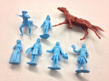 Colonial Characters (7 pcs - Powder Blue)--RETIRED--LAST ONE!! Colonial Characters (7 pcs - Powder Blue)--RETIRED--LAST ONE!! #28506