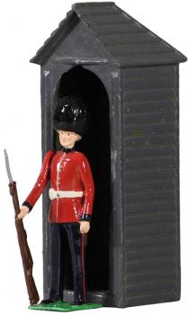 British Scots Guardsman with Sentry Box--single figure and shelter British Scots Guardsman with Sentry Box--single figure and shelter #28648
