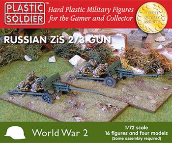 Image of 1/72nd Russian Zis 2 and 3 anti tank/field gun (RED BOX)--TWO IN STOCK.