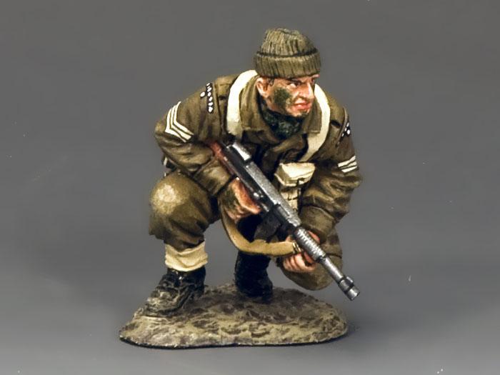 Crouching Sergeant with 'Tommy' Gun--single commando figure - Metal Toy ...