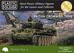 Image of 15mm British Cromwell Tank kit--5 tanks in a box--THREE IN STOCK.
