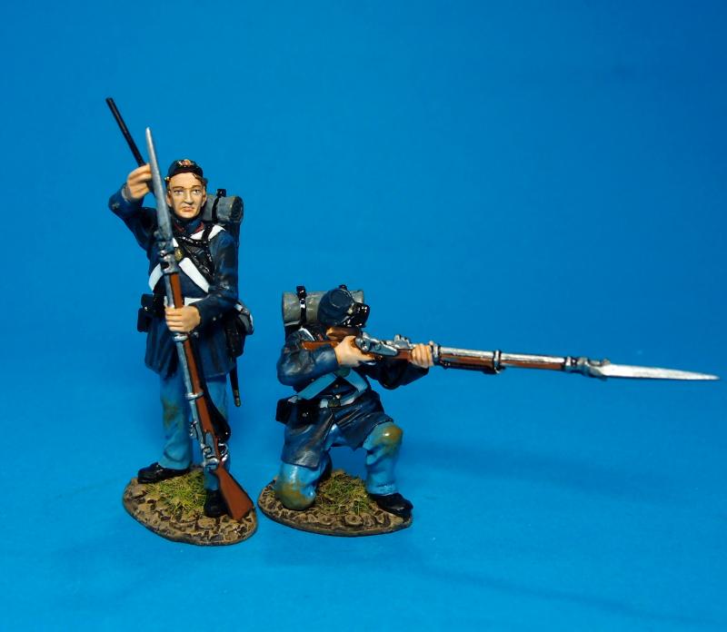 Two Marines Loading and Firing #2, U.S. Marines, 1861-1865--two figures--RETIRED--LAST ONE!! #1 Two Marines Loading and Firing #2, U.S. Marines, 1861-1865--two figures--RETIRED--LAST ONE!! #1