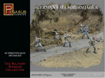 German Fallschirmjager--forty 1:72 scale unpainted plastic figures German Fallschirmjager--forty 1:72 scale unpainted plastic figures #29313