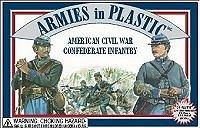 Confederate Infantry--16 in 8 Poses, gray #413