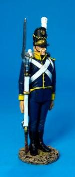 Image of Standing Line Infantryman, Blue Trousers, 21st Line Infantry Regt--single figure--RETIRED -- LAST TWO!!