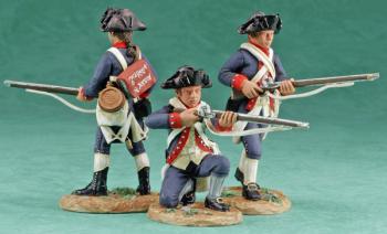 Image of 3rd New Jersey American Infantry Set, Battle of Germantown--three figures--RETIRED--LAST THREE!!