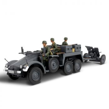 1:32 German Kfz.69 Truck with Towed Pak 36 Artillery--RETIRED. -  (BOX HAS SOME MINOR DMG) #29464