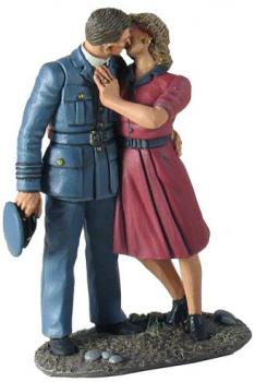 I'll Be Seeing You--RAF Pilot and Girl Kissing Goodbye #29649