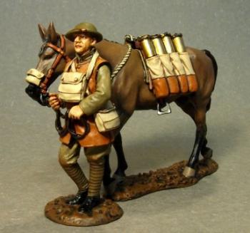 Private Benjamin Davies with Pack Horse--Army Service Corps, 9th Divisional Train Asc, 104th Company--RETIRED--LAST ONE!! Private Benjamin Davies with Pack Horse--Army Service Corps, 9th Divisional Train Asc, 104th Company--RETIRED--LAST ONE!! #29901