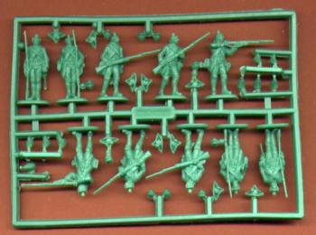 Seven Years War Prussian Infantry in Action--1:72 scale plastic figures #30136