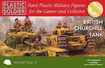 1/72nd Churchill Tank (RED BOX)--two unassembled plastic tanks--AWAITING RESTOCK. 1/72nd Churchill Tank (RED BOX)--two unassembled plastic tanks--AWAITING RESTOCK. #30181