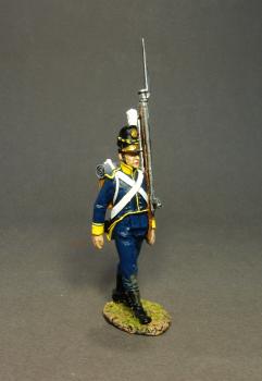 Image of Line Infantry Marching, Blue Trousers, 21st Line Infantry Regiment,Portuguese Line Infantry,The Peninsular War--one figure--RETIRED--LAST FOUR!!