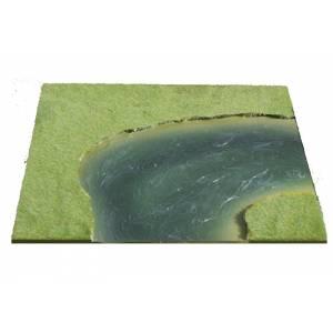 River Section (Curved)--12" square--RETIRED--LAST FOUR!! #3848