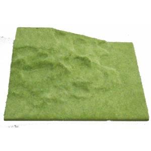 Grass Slope Corner (Ridge)--12" x 12"--2" high--Returns the slope of S22a at 90 degrees rearwards forming a ridge--ONE IN STOCK. #3860