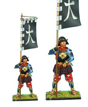 Samurai Standard Bearer, Takeda Katsuyori Banner, Nagashino 1575--single figure--ONE IN STOCK. Samurai Standard Bearer, Takeda Katsuyori Banner, Nagashino 1575--single figure--ONE IN STOCK. #30649