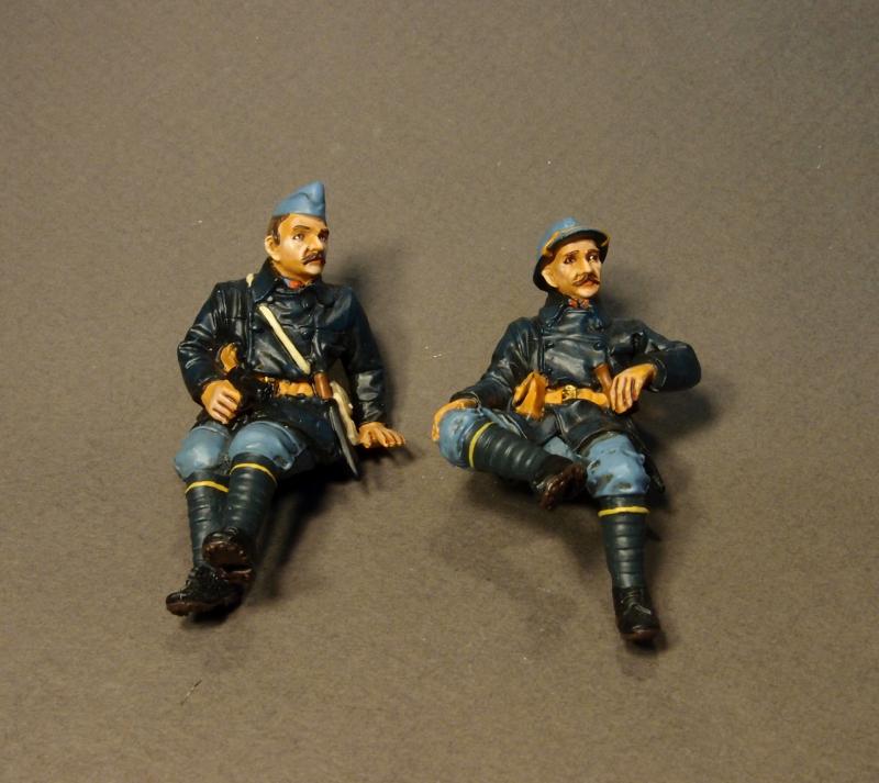 Two French Tank Crew, French Tank Corps, The Great War, 1914-1918--two figures--RETIRED--LAST ONE!! #1 Two French Tank Crew, French Tank Corps, The Great War, 1914-1918--two figures--RETIRED--LAST ONE!! #1