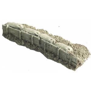 Sandbag and Board Defences--4" x 1.5" x 0.75"-- Sandbag and Board Defences--4" x 1.5" x 0.75"-- #3904