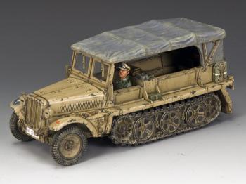 Afrika Corps German Sd.Kfz.10 Demag truck--RETIRED. #30961