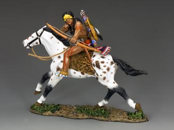 Spotted Tail--Cheyenne Warrior with Bow--single mounted figure #30989