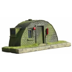 Nissen Hut Facade--8" x 3.5" x 4.5"--ONE IN STOCK. Nissen Hut Facade--8" x 3.5" x 4.5"--ONE IN STOCK. #3927