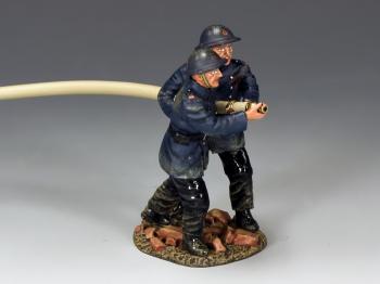 British National Fire Service Fighting the Blaze 2 Man Team--RETIRED. #31318