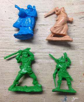 Image of Robin Hood Set (Robin, Little John, Marion, Friar Tuck)--four figures--AWAITING RESTOCK.