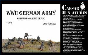 WWII German Army Sturmpioniere Team--20 figures in 10 poses--FIVE IN STOCK. WWII German Army Sturmpioniere Team--20 figures in 10 poses--FIVE IN STOCK. #31366