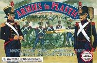 French Line Foot Artillery, Waterloo, 1815--5 Man Crew in Dark Blue & Cannon in Dark Green French Line Foot Artillery, Waterloo, 1815--5 Man Crew in Dark Blue & Cannon in Dark Green #442